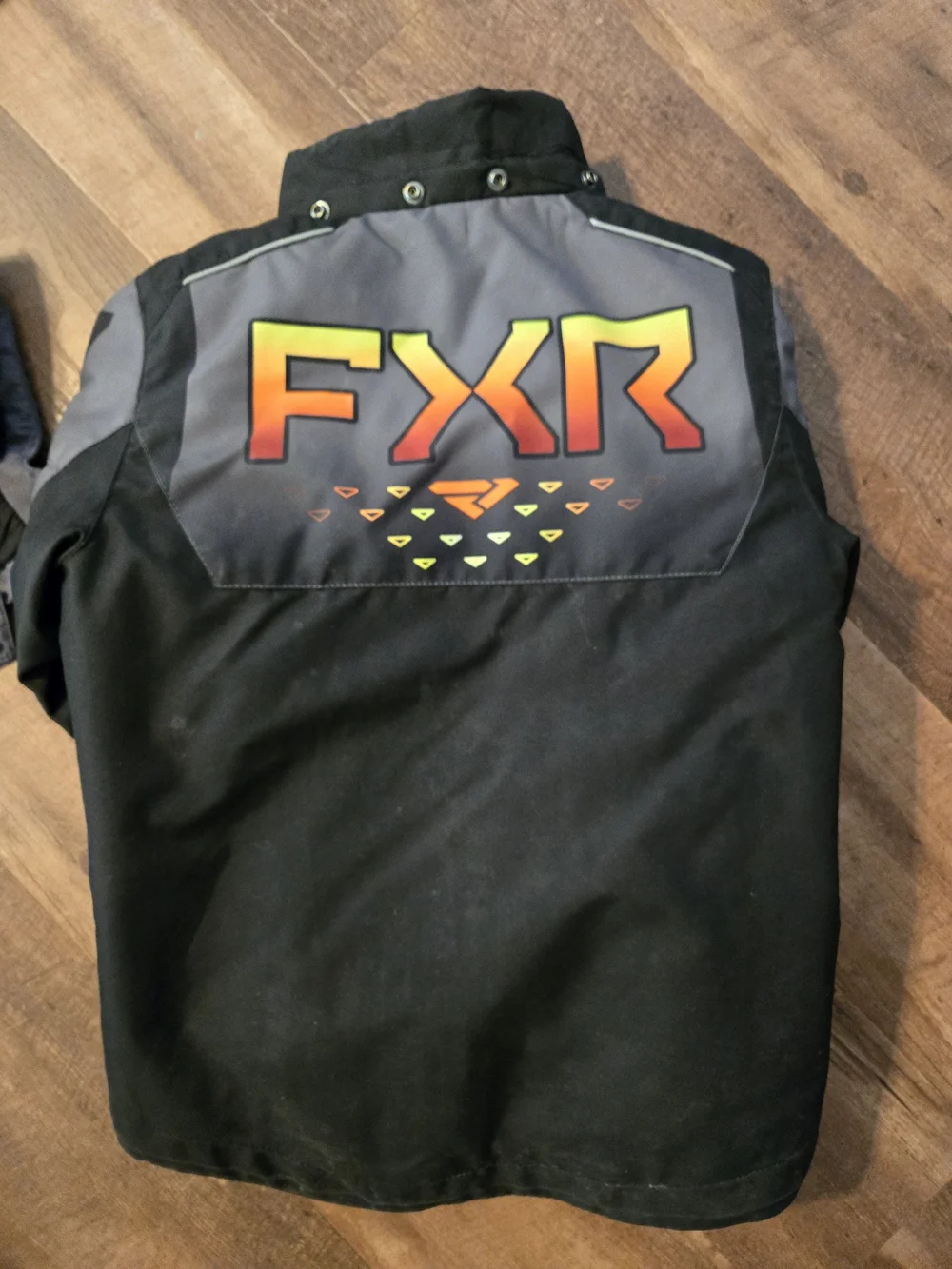 FXR Kids Black & Gray Insulated Size 8 (Fit up to a 10) Jacket with Neon Accents